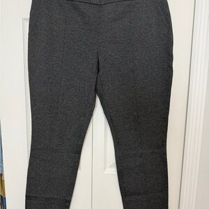 Hilary Radley Charcoal Straight Leg Pants